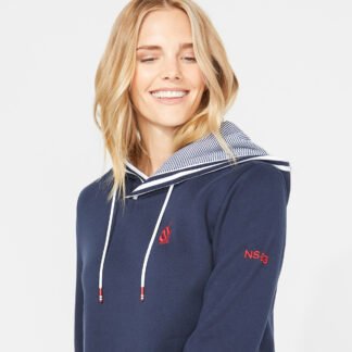 Nautica Womens Nautica Heritage 1983 Drawstring Hoodie